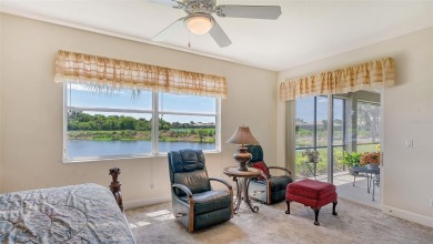 Enjoy spectacular water and golf views from this TURNKEY on River Strand Golf and Country Club At Heritage Harbour  in Florida - for sale on GolfHomes.com, golf home, golf lot