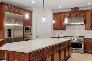 Exceptional estate-style home situated off the 7th fairway of on Brier Creek Country Club in North Carolina - for sale on GolfHomes.com, golf home, golf lot