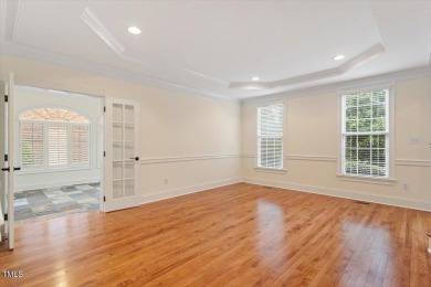 Exceptional estate-style home situated off the 7th fairway of on Brier Creek Country Club in North Carolina - for sale on GolfHomes.com, golf home, golf lot