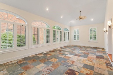 Exceptional estate-style home situated off the 7th fairway of on Brier Creek Country Club in North Carolina - for sale on GolfHomes.com, golf home, golf lot