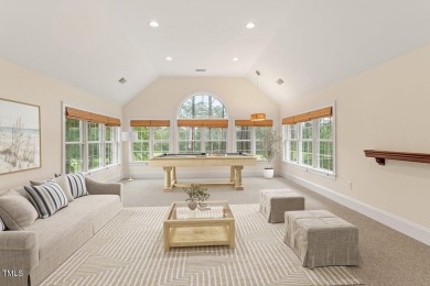 Exceptional estate-style home situated off the 7th fairway of on Brier Creek Country Club in North Carolina - for sale on GolfHomes.com, golf home, golf lot