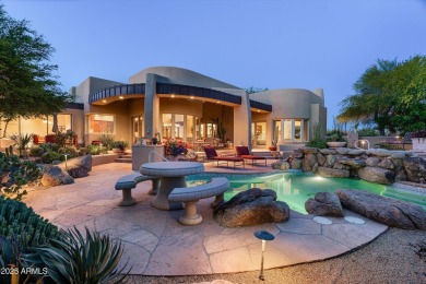 GOLF MEMBERSHIP AVAILABLE. Stunning Southwest Territorial on Desert Mountain Golf Club - Renegade Course in Arizona - for sale on GolfHomes.com, golf home, golf lot