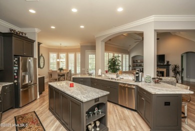 Beautiful custom home built by Babb Custom Homes with wonderful on Thistle Golf Club in North Carolina - for sale on GolfHomes.com, golf home, golf lot
