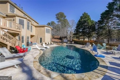 Gunite, Heated, Salt Water Pool & Waterfall Spa*Master on on Bridgemill Golf Club in Georgia - for sale on GolfHomes.com, golf home, golf lot