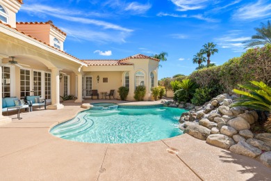 Custom built colonial style Mediterranean home with an Island on Indian Wells Golf Resort and Country Club in California - for sale on GolfHomes.com, golf home, golf lot