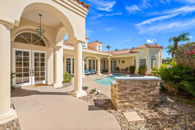 Custom built colonial style Mediterranean home with an Island on Indian Wells Golf Resort and Country Club in California - for sale on GolfHomes.com, golf home, golf lot