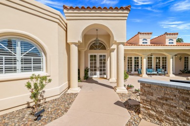Custom built colonial style Mediterranean home with an Island on Indian Wells Golf Resort and Country Club in California - for sale on GolfHomes.com, golf home, golf lot