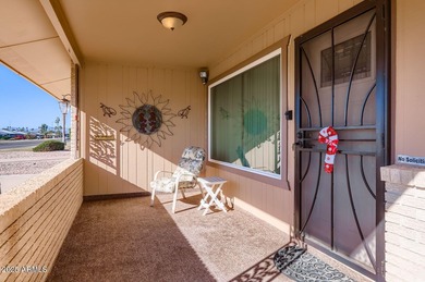 Charming and well-loved duplex. This 2 Bedroom, 2 Bath gemini on PalmBrook Country Club in Arizona - for sale on GolfHomes.com, golf home, golf lot