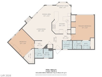 Enjoy golf course living in this single-story 2 bedroom, 2 bath on Painted Desert Golf Club in Nevada - for sale on GolfHomes.com, golf home, golf lot