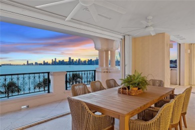 THE EPITOME OF LUXE LIVING WITH BREATHTAKING MIAMI SKYLINE & on Fisher Island Club in Florida - for sale on GolfHomes.com, golf home, golf lot