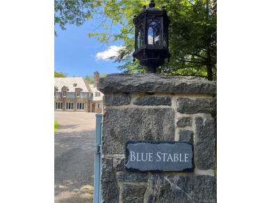 Blue Stable yard boasts enough land for an extraordinary event on The Tuxedo Club in New York - for sale on GolfHomes.com, golf home, golf lot