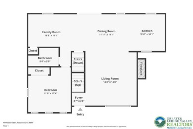 This beautifully renovated 3-bedroom, 3-bathroom home is the on Pocono Farms Country Club in Pennsylvania - for sale on GolfHomes.com, golf home, golf lot