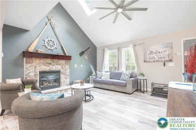 This beautifully renovated 3-bedroom, 3-bathroom home is the on Pocono Farms Country Club in Pennsylvania - for sale on GolfHomes.com, golf home, golf lot