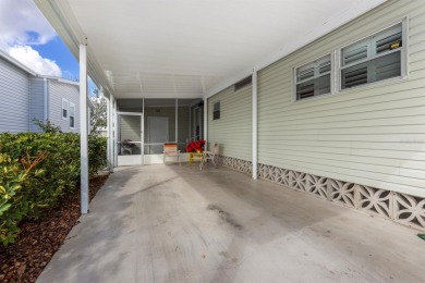 This 1982 manufactured home has 2 bedrooms, 2 bathrooms and is on Maple Leaf Golf and Country Club in Florida - for sale on GolfHomes.com, golf home, golf lot