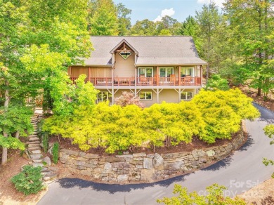 A Reems Cr Golf Comm beauty with fabulous curb appeal, sits up a on Reems Creek Golf Club in North Carolina - for sale on GolfHomes.com, golf home, golf lot
