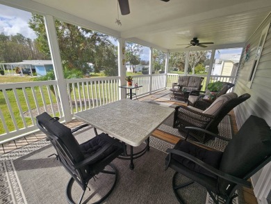 This stylish, like new, 2020 Jacobsen model has 3 bedrooms, 2 on Big Cypress Golf and Country Club in Florida - for sale on GolfHomes.com, golf home, golf lot