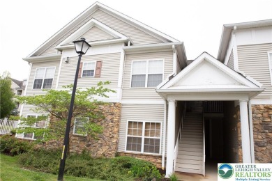 First floor end unit 2 bedroom, 2 bath condo with no stairs on The Club At Morgan Hill in Pennsylvania - for sale on GolfHomes.com, golf home, golf lot