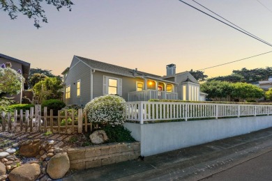 Perched on an elevated corner lot just two blocks from the on Pacific Grove Golf Links in California - for sale on GolfHomes.com, golf home, golf lot