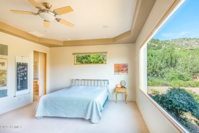 Perched on the side of a mountain and backing directly to on Sedona Golf Resort in Arizona - for sale on GolfHomes.com, golf home, golf lot