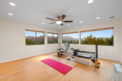 Perched on the side of a mountain and backing directly to on Sedona Golf Resort in Arizona - for sale on GolfHomes.com, golf home, golf lot