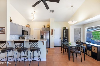 Welcome home to this fully furnished stylish Tahoe model in the on SunBird Golf Club in Arizona - for sale on GolfHomes.com, golf home, golf lot
