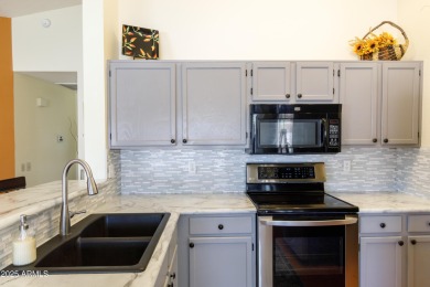 Welcome home to this fully furnished stylish Tahoe model in the on SunBird Golf Club in Arizona - for sale on GolfHomes.com, golf home, golf lot