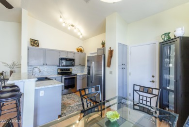 Welcome home to this fully furnished stylish Tahoe model in the on SunBird Golf Club in Arizona - for sale on GolfHomes.com, golf home, golf lot