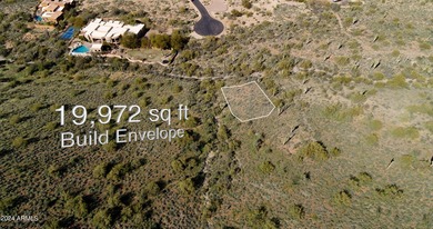 See renderings of Contemporary Home on the building envelope in on Troon Country Club in Arizona - for sale on GolfHomes.com, golf home, golf lot