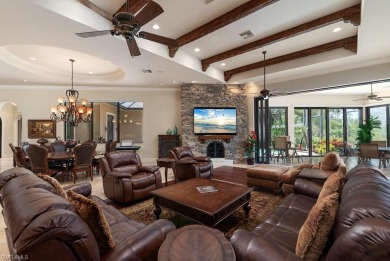 Architecturally beautiful custom home by Robert D' Angeleo on a on Pelican Sound Golf and River Club in Florida - for sale on GolfHomes.com, golf home, golf lot