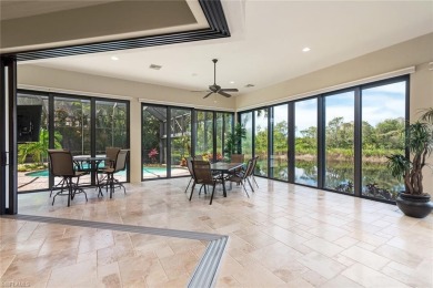 Architecturally beautiful custom home by Robert D' Angeleo on a on Pelican Sound Golf and River Club in Florida - for sale on GolfHomes.com, golf home, golf lot