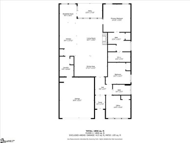 Welcome to this stunning, updated, DR Horton Azalea Model in the on Woodfin Ridge Golf Club in South Carolina - for sale on GolfHomes.com, golf home, golf lot