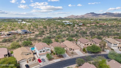 Located in Rancho Vistoso, this Elevation C Plan with Stone sits on The Golf Club at Vistoso in Arizona - for sale on GolfHomes.com, golf home, golf lot