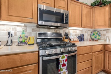 Very popular Trova Model w/2 bed, 2 bath PLUS Den that is on Oakwood Golf Club  in Arizona - for sale on GolfHomes.com, golf home, golf lot