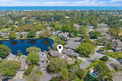 Discover your dream downsized home with GORGEOUS WATER VIEWS on Sawgrass Country Club - East in Florida - for sale on GolfHomes.com, golf home, golf lot