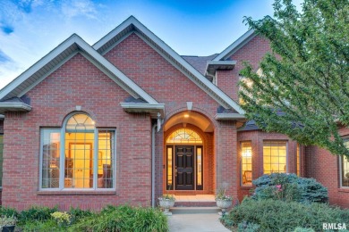 This custom built all brick home situated on the signature fifth on WeaverRidge Golf Club in Illinois - for sale on GolfHomes.com, golf home, golf lot