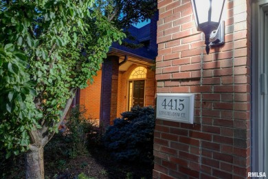 This custom built all brick home situated on the signature fifth on WeaverRidge Golf Club in Illinois - for sale on GolfHomes.com, golf home, golf lot