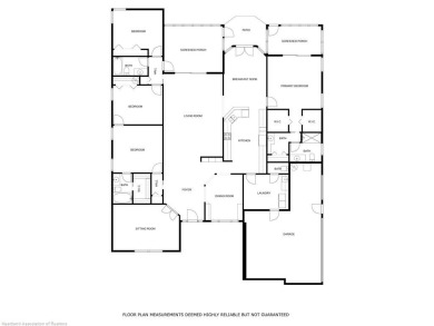 Welcome to this beautifully maintained 4-bedroom, 3-bath on Spring Lake Golf Resort in Florida - for sale on GolfHomes.com, golf home, golf lot