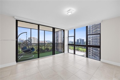 Step into this beautifully remodeled corner unit, where modern on Turnberry Isle Resort and Club in Florida - for sale on GolfHomes.com, golf home, golf lot