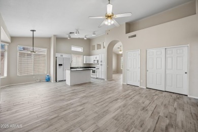 This beautifully updated home offers a spacious layout with a on Palm Valley Golf Club  in Arizona - for sale on GolfHomes.com, golf home, golf lot