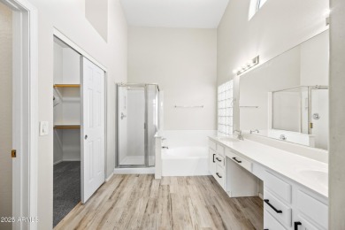 This beautifully updated home offers a spacious layout with a on Palm Valley Golf Club  in Arizona - for sale on GolfHomes.com, golf home, golf lot