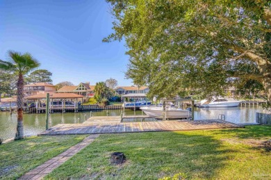 Enjoy the Gulf Breeze lifestyle in this waterfront home with on Tiger Point Golf and Country Club in Florida - for sale on GolfHomes.com, golf home, golf lot