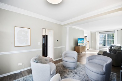 An elegantly updated two-story residence in the prestigious on Hawthorn Woods Country Club in Illinois - for sale on GolfHomes.com, golf home, golf lot