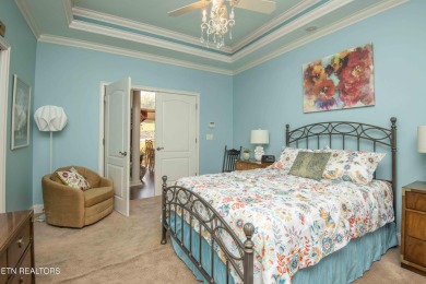 Golf course views, sun-filled rooms, and a massive 23x43 4-car on Tellico Village -The Links At Kahite Golf Course in Tennessee - for sale on GolfHomes.com, golf home, golf lot