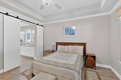 Welcome to this beautiful Fresco model home with a golf cart on Wildhorse Golf Club of Robson Ranch in Texas - for sale on GolfHomes.com, golf home, golf lot