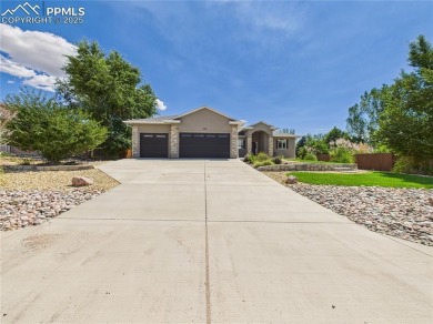 Welcome to this stunning ranch-style home overlooking the golf on Desert Hawk At Pueblo West in Colorado - for sale on GolfHomes.com, golf home, golf lot
