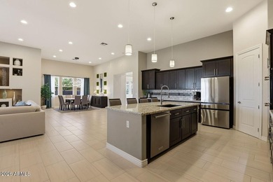 Exquisite Custom Soft-Contemporary Estate with sweeping Mountain on Estrella Mountain Ranch Golf Course in Arizona - for sale on GolfHomes.com, golf home, golf lot