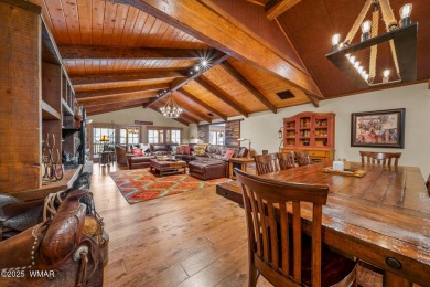 Discover elegant living paired with the charm of the southwest on Pinetop Lakes Country Club in Arizona - for sale on GolfHomes.com, golf home, golf lot