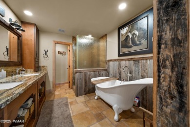 Discover elegant living paired with the charm of the southwest on Pinetop Lakes Country Club in Arizona - for sale on GolfHomes.com, golf home, golf lot