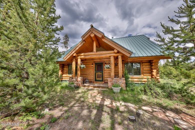 A True Log Cabin in the Woods! This beautiful log cabin has on Grand Lake Golf Course in Colorado - for sale on GolfHomes.com, golf home, golf lot