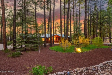Discover elegant living paired with the charm of the southwest on Pinetop Lakes Country Club in Arizona - for sale on GolfHomes.com, golf home, golf lot